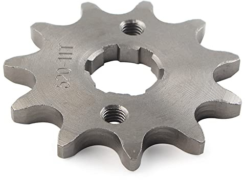 SIKUAI Piñón delantero de cadena de 20 mm y 11 dientes 520 para motos de cross, ATV, Go Kart, de 125 cc a 250 cc, de acero