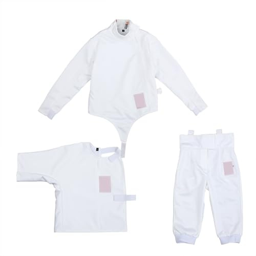 YZWZZXC Costume d'uniforme D'escrime 350N, Escrime Equipement, pour L'entraînement Quotidien des Droitiers, Fleuret, Épée, Sabre(40)