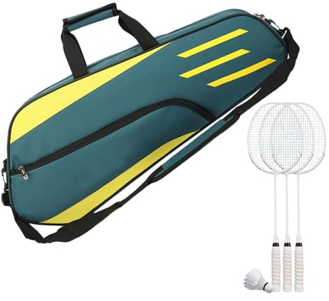De Bádminton 3 Raquetas - Organizador Impermeable para Bádminton | De Hombro para Racquetball | Protectora De Raqueta Deportiva para Hombres Y Mujeres, Almacenamiento