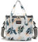 Kühltasche für Erwachsener Großes Isolierte Lunchtasche Wiederverwendbare Lunch Box Bag Mode Lebensmitteltransport Tasche Picknicktasche für Unterwegs Arbeit Schule Strand (Laub)