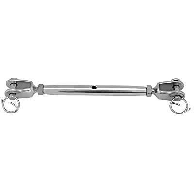 ExcInter Edelstahl-Spannschloss mit geschlossenem Körper, Gewinde M10, Hardware Rigging Schraube, Spannschlösser, Gabel und Gabel, Rigging Schrauben