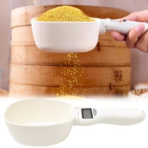 Cuchara medidora digital 2025, báscula de cuchara de medición de alimentos, balanza de cuchara de pesaje ABS de 800 g con pantalla LCD, cuchara de medición electrónica, herramienta portátil de