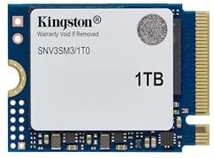 Kingston NV3 NVMe PCIe 4.0 Interne SSD 1TB M.2 2230-SNV3SM3/1T0