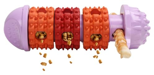 Hundgodisdispenser leksak | foderdispenser | interaktiv intelligensleksak för hundar | För sysselsättning av tristess, stimulering och berikning, för tänder och underhållning i