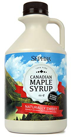 Sephra Canadian Maple Syrup – 1 Litre Bottle – 100% Pure Grade A Dark