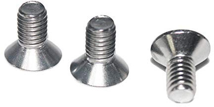 Senkkopfschrauben mit Innensechskant (ISK) - M5x10 - (100 Stück) - DIN 7991 / ISO 10642 - Vollgewinde - Senkschrauben - Werkstoff: Edelstahl A2 V2A