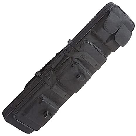 Futteral Langwaffen Gewehrtasche Waffentasche Taktische Gewehrtasche Doppel Military Airsoft Gewehr Fall Schutztasche Outdoor Schulter Rucksack,120cm