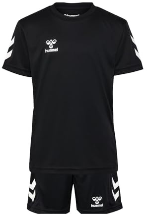 Hummel hmlLOGO Set Kids, T-Shirt Enfants Unisexes, Black,