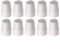 HOHOVYVY 4/10 pieces radiator valve cap, radiator valve cap, easy to attach, replacement valve cover, white (10 pieces)