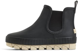 Sperry Women's Torrent Chelsea Rain Boot, Black, 8