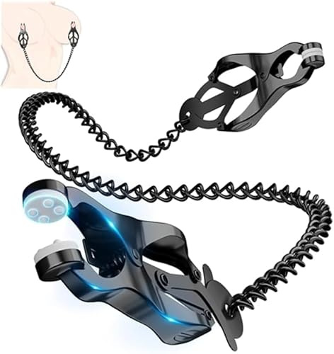 Rudfovn Nipple Clamps Women Adult, Adult Sex Toys & Games, Non-Piercing Clamp Stimulator, Sexual Pleasure Tools for Women, BDSM Toys for Couples