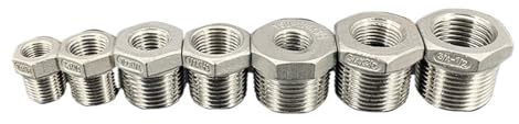 Stainless Steel Bushing With Different Diameter Inner And Outer Wires Reducer Internal And External Adapter Pipe Connection(10-4)