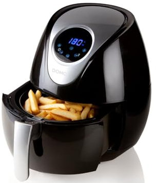 XL Low-Fett Fritteuse, für schnelles Frittieren ohne Öl oder Fett, 3,5 Liter DOMO DO509FR