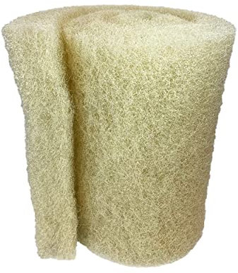 Aquatic Experts - Almohadilla de filtro para estanque, color blanco, 5 cm de grosor, rollo de agua para estanques