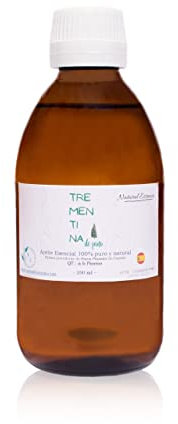 Trementina vegetal 100% pura y natural - Pinus Pinaster de origen español - 250 ml.