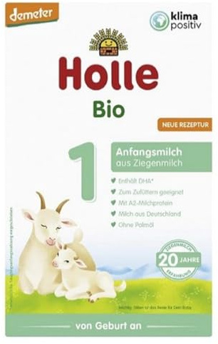 Holle Bio Anfangsmilch 1, aus Ziegenmilch, 400 g