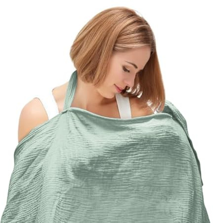 BabyGliy Breathable Muslin Nursing Cover for Breastfeeding