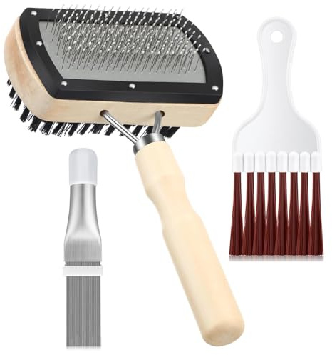 Luftkonditioneringsspiralrenare, AC Vent Cleaner,AC Coil Cleaner 3 delar Coil Cleaner Brush - AC Coil Brush, Condensor Coil Cleaner för Coil Evaporator, Condensor, Computer, Kitchen