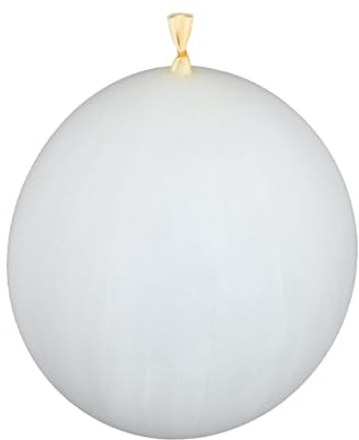 NUSITOU Pallone Gigante in Lattice Bianco per Indagini Meteorologiche Esteso e Facile Tracciamento per Occasioni Festive e Feste