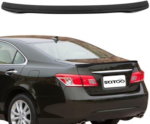 SCITOO ABS Spoiler Wing Fits for 2010-2012 for Lexus for ES350 1PC Matte Black Rear Trunk Spoiler Wing