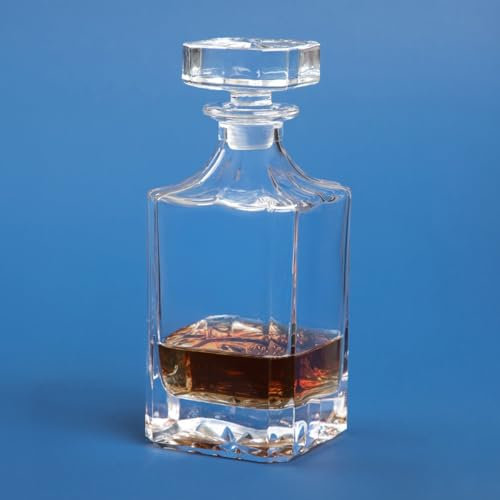 Homla Purto - Caraffa per whisky, 750 ml, in cristallo, consigliato per il lavaggio a mano