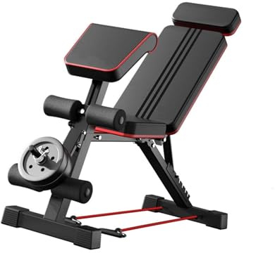 Support for haltères réglable, banc de musculation pliable, chaise de fitness double usage inclinable/déclinable, appui-tête réglable à 3 positions
