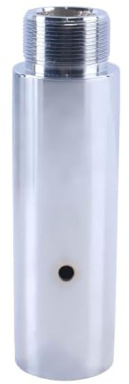 Ausi 130mm Pole Dance Accessories, Diameter 45mm, Professional Dance Pole Bar for Fitness Exercises, Club, Party,Silver