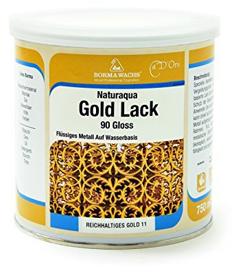 BORMA Acryl Gold Farbe 750ml für Innenbereich