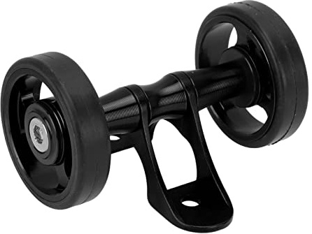 Easywheel Dubbla Bakhjul för Brompton Folding Bike, Bike Mutguard Extension Roller Montage, Aluminiumlegering