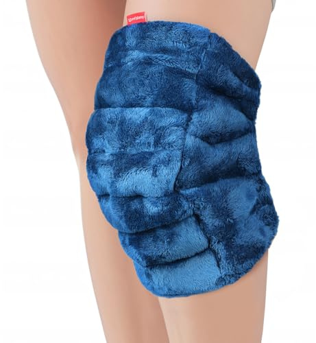 Comfytemp Microwave Heat Pad for Knee Discomfort, Microwavable Heated Knee Wrap for Muscle Tightness, Microwave Wheat Bags with Moist Soothing Warmth for Recovery, Knee Warmer for Joint Stiffness