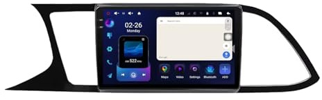 Gps-Navigering Carplay Bilradio Stereo för Seat Leon 3 2012-2020 Bluetooth Wifi 4G Dab+ Tpms Mirror Link, Bluetooth Handsfree/Telefonspegling (Autolink), Hd, 4 Kärna 1G+16G