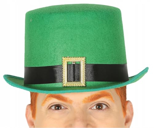 Fiestas Guirca Cappello a Cilindro Verde Saint Patrick Leprechaun