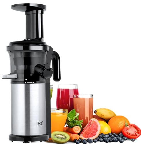 Teesa TSA3228 Slow Juicer Extracteur de jus Noir