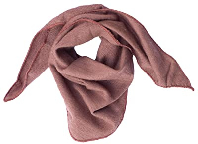 Lilano, Pañuelo triangular para bebé, 70% lana (kbT), 30% seda, 210 g/m², Malva, Talla única
