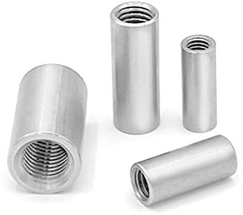 NOLDAR | Gewindehülse. Langmutter Edelstahl AISI 304 (A2). Distanzhülsen M10 x 30 mm Rund (4 Stück)