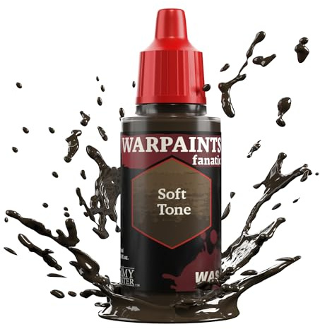 Armémålaren, Warpaints fanatic tvättar mjuk ton enkel akryl, miniatyr hobbymålning, kvalitetsfärg för miniatyrkrigsspel