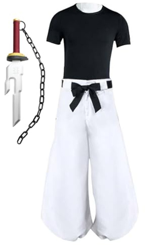 Xinchangda JJK Fushiguro Toji - Disfraz de cosplay de anime Fushiguro Toji Cosplay Halloween Navidad Uniformes conjunto completo