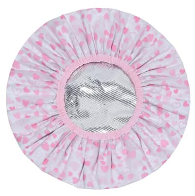 Folpus Bonnet de douche à vapeur pour cheveux, accessoire de voyage, portable, pour un conditionnement en profondeur des cheveux, bonnet de bain, pour une, Enfants