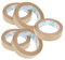 LALAFINA 5 Stk. Klebeband aus Kraftpapier Spender Maskierung Fotoalbumband doppelseitiges klebeband strapazierfähig Dichtband Tür packing tape paketband Kraftpapierbänder Kartonklebeband