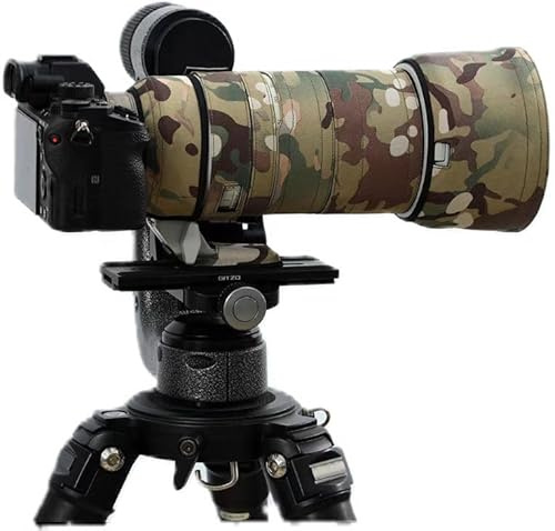 ROLANPRO Camouflage-Objektivschutz für Sony FE 70–200 mm F/2.8 GM OSS II, Regenschutzhülle, #4, All-Terrain Camo, wasserdicht