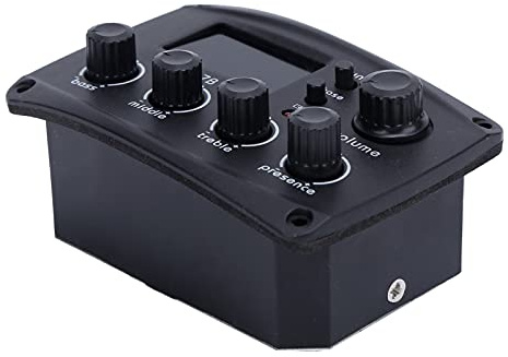 Gitarr Pickup Stämapparat Gitarr Pickup LCD Display Stämapparat Set Instrument Tillbehör Ersättning för Folk Classic Gitarr Pickup Gitarr Pickup Tillbehör Gitarr Pickup(Cyllde)
