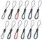 Aphrordity 12 PièCes Finger Keyband Court Nylon Dragonne, Pour CléS Lanyard Portefeuille Lanyard TéLéPhone Portable Outil Lanyard Sifflets Pour Adultes Avec Finger Lanyard