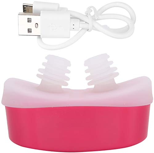Xcello Bouchons D'aération Nasale, évents Nasaux électriques Portables Anti-ronflement, Solution De Sommeil Confortable, Dispositif Anti-ronflement(6cm-Rouge)