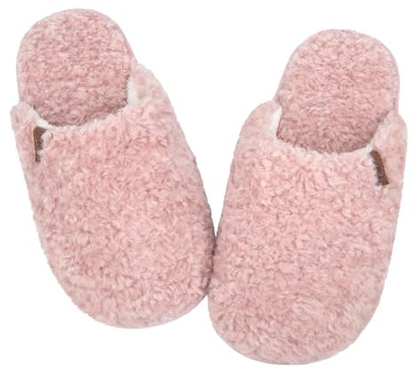 Pantoufle Femme Chausson Peluche Fourrure Sandal Bout Ouvert Accueil Chaussures pantoufles Femme Hiver