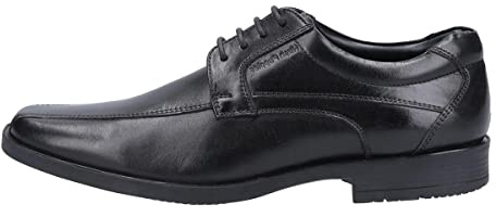 Hush Puppies Men's Brandon School Uniform Shoe, Black, 11 UK Medium