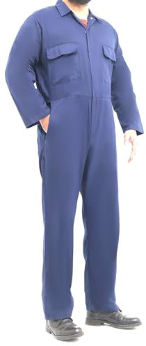 Perkin Workwear Coverall Boiler Suit Overalls Work Uniform (Medium)