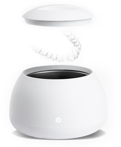 Zima Dental Pod: Ultraschallreinigungsgerät. Der originale Ultraschallreiniger für Zahnschienen, Knirscherschienen, Aligner, Nachtschienen, Zahnprothesen. Ultraschallreinigungsgerät für Dentalpflege.