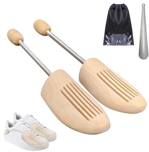 VIVEBEI Wooden Shoe Trees, Maintain Holder Shape Shoe Trees for Men and Women