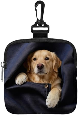 Hundgodispåse Bärbar behållare för valpmat och snacks | Hundgodispåsar för träning av husdjur för promenader, camping, utomhusaktiviteter, resor och