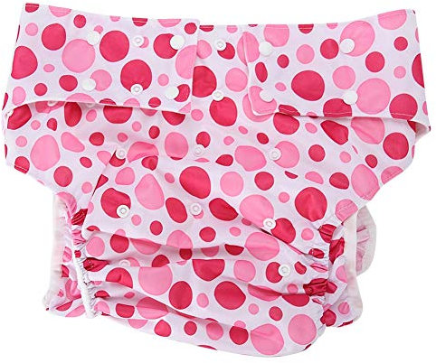 Sonew Erwachsene Stoffwindeln, Wasserdichte Windeln für Erwachsene, weiche und atmungsaktive, wiederverwendbare, schnell trocknende Windeln, für Männer und Frauen